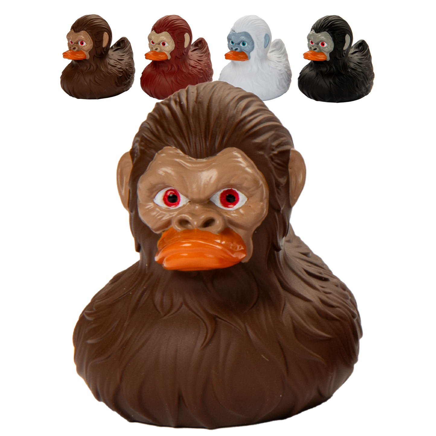 Bigfoot Rubber Ducks for Jeeps - 4 Pack, 3 Inch Size