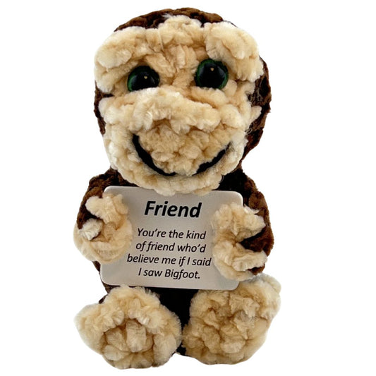Positive Bigfoot Crochet Doll for Friend
