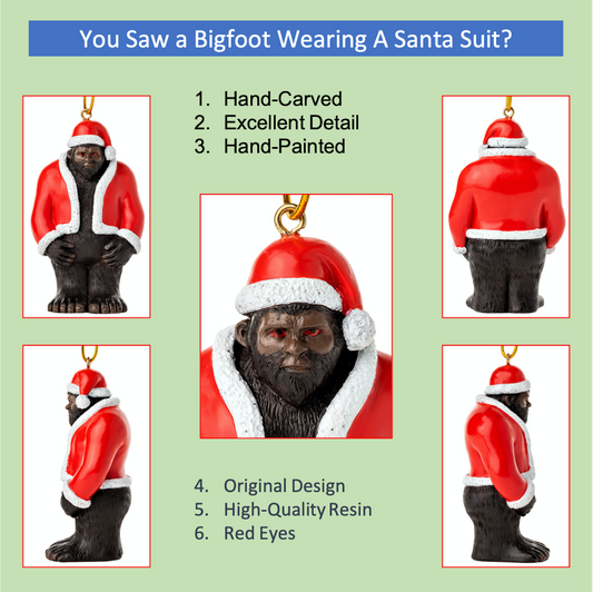 Bigfoot Christmas Ornament