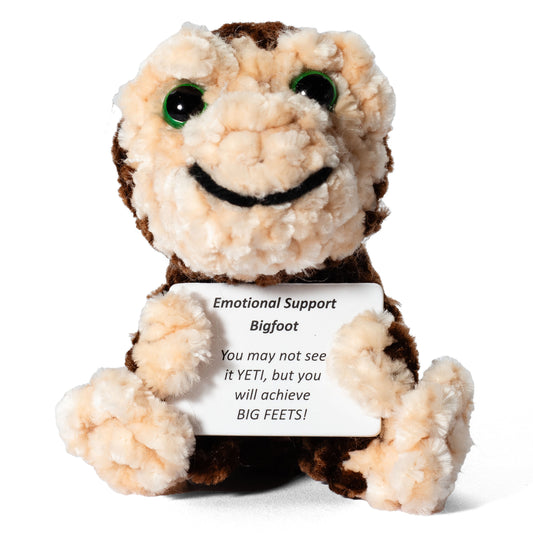 Emotional Support Bigfoot Crochet Doll