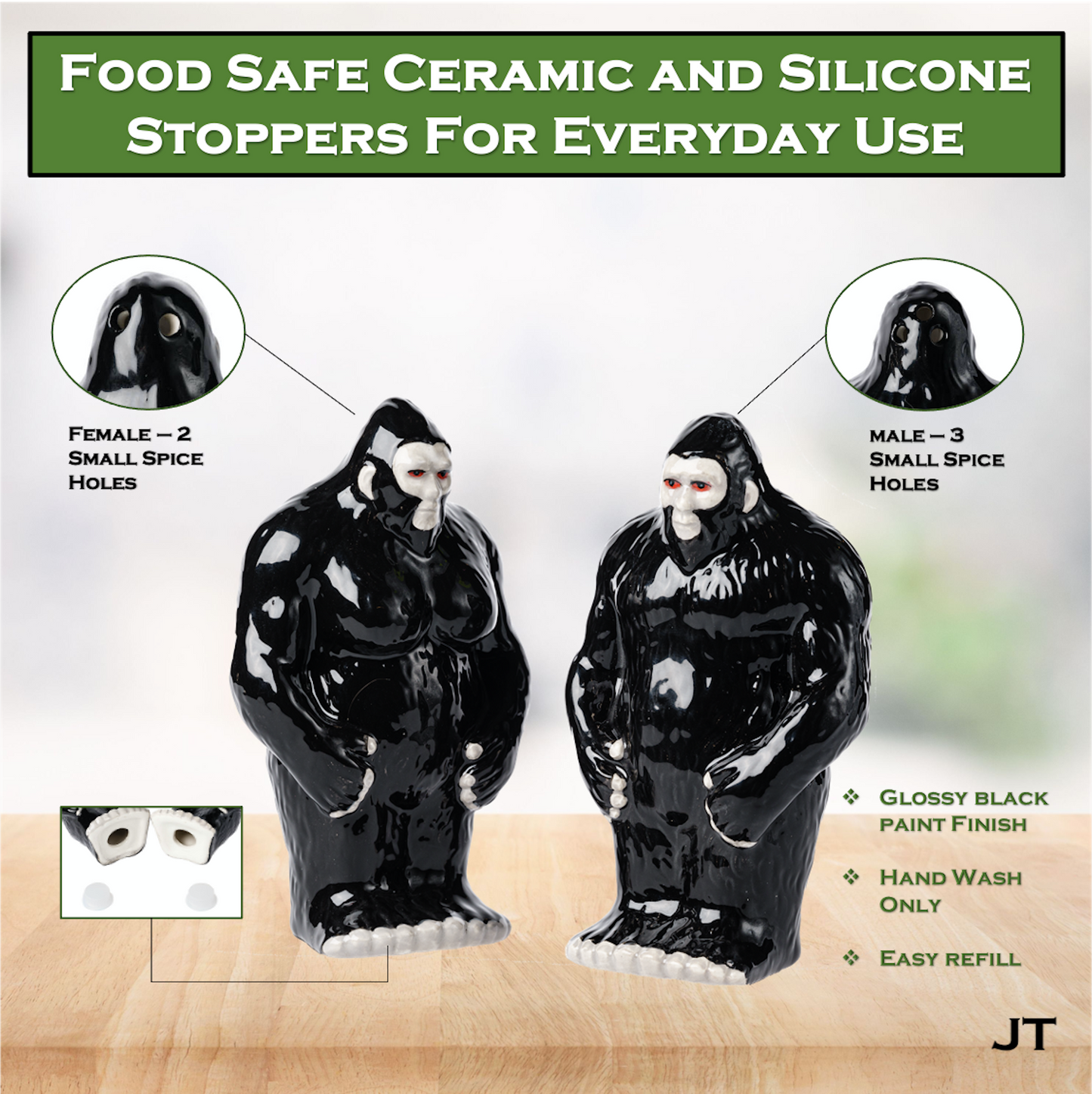 Bigfoot Salt and Pepper Shakers Set