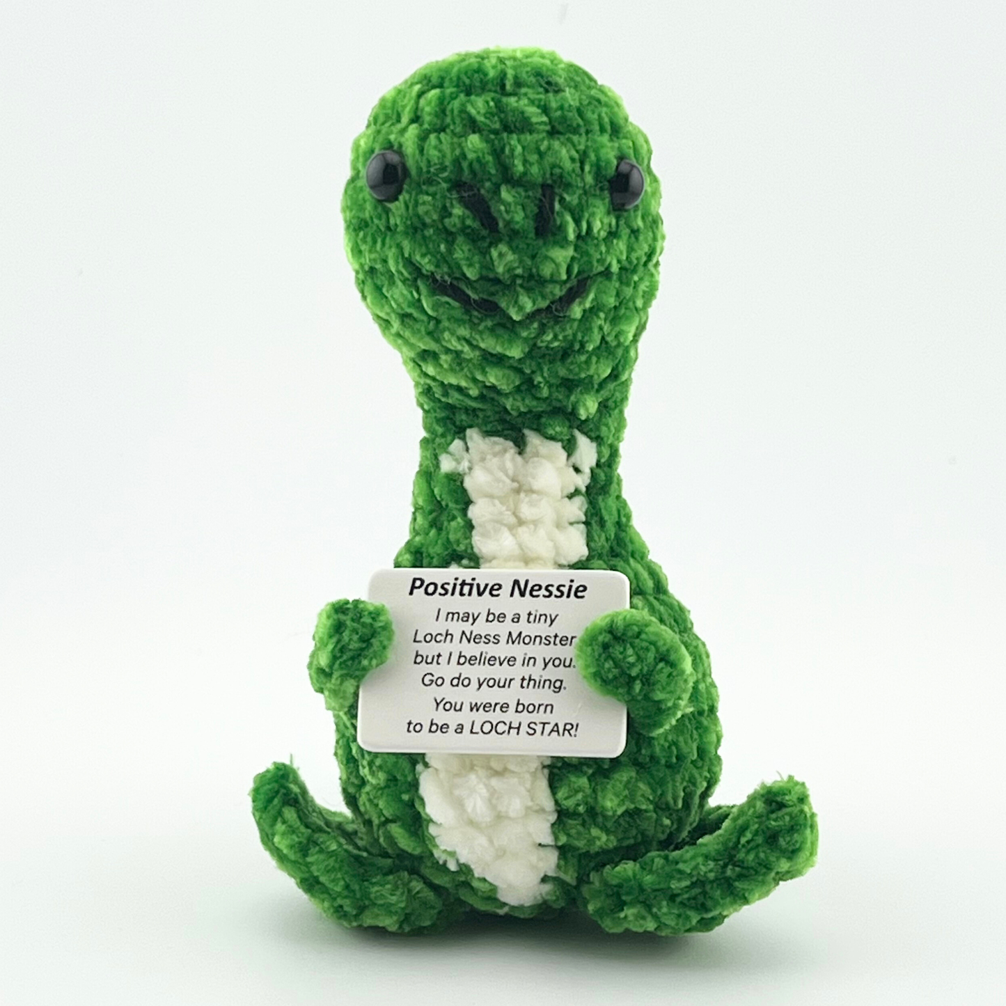 Positive Nessie Crochet Doll