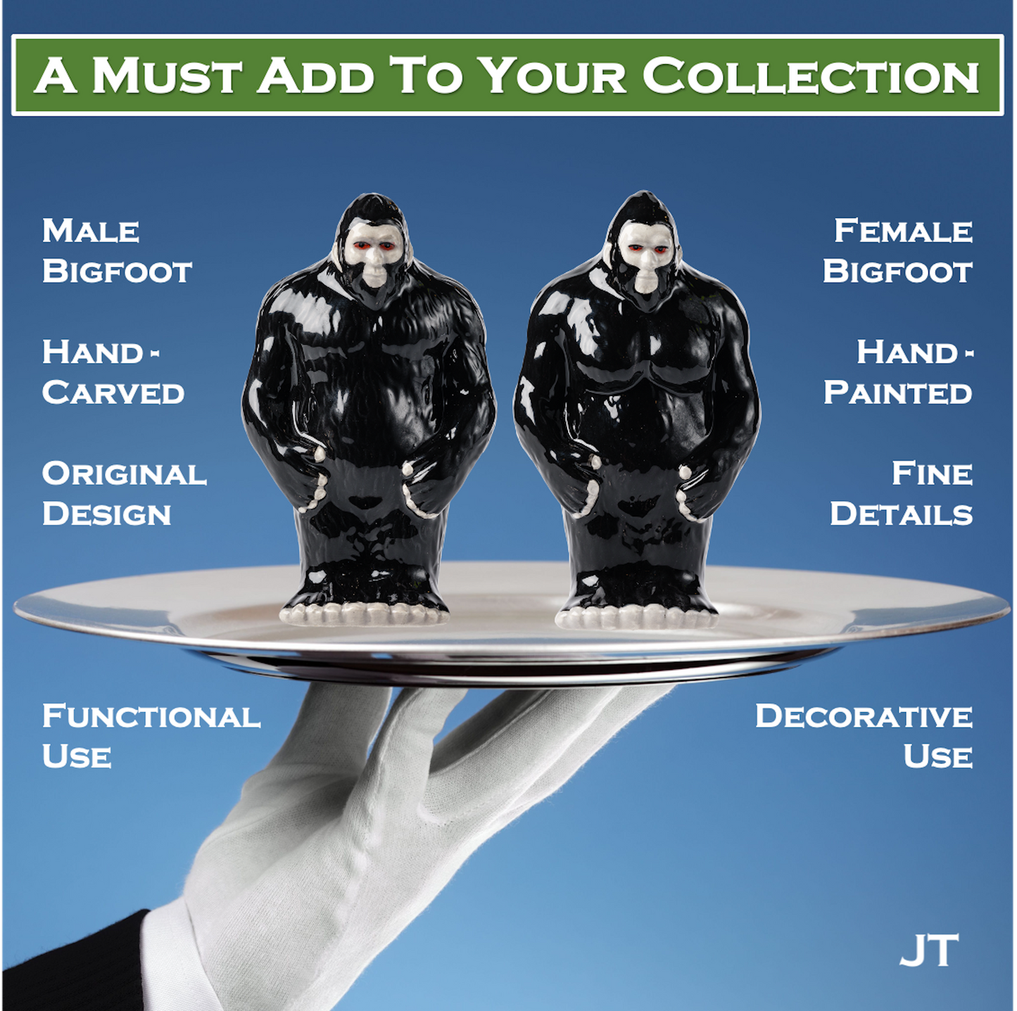 Bigfoot Salt and Pepper Shakers Set
