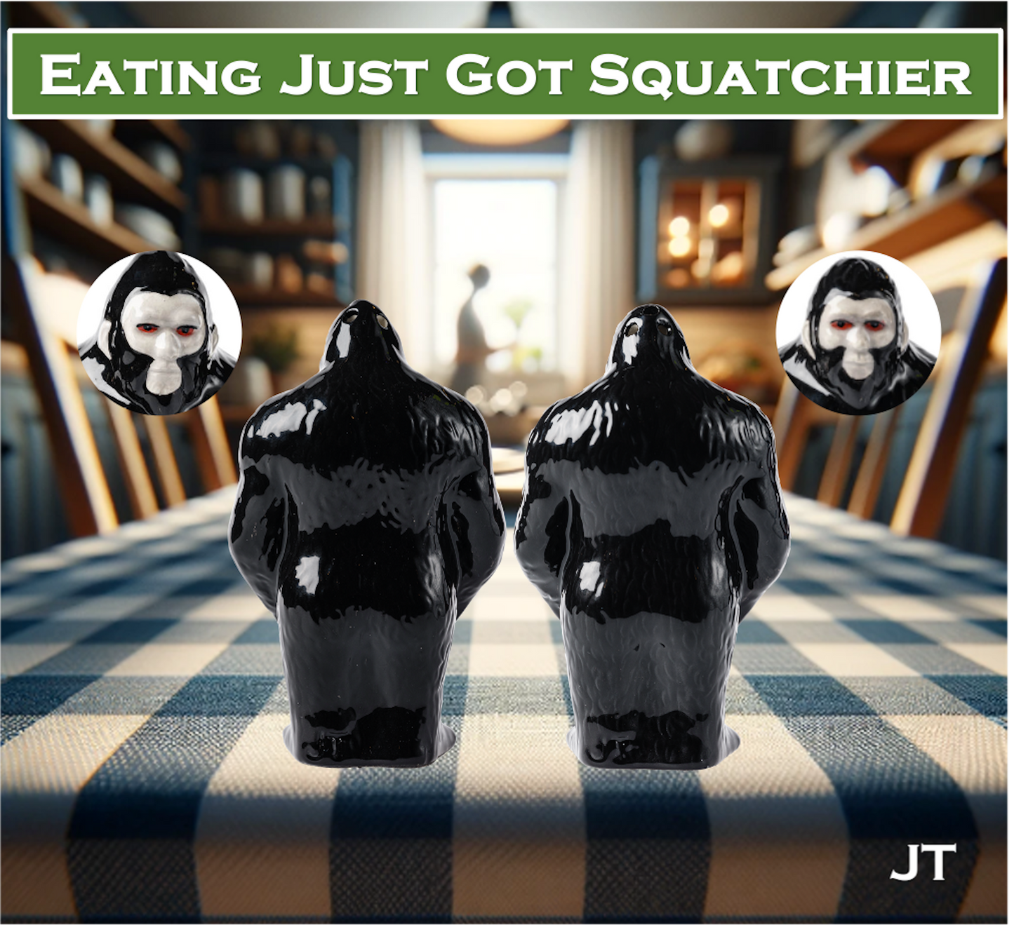 Bigfoot Salt and Pepper Shakers Set