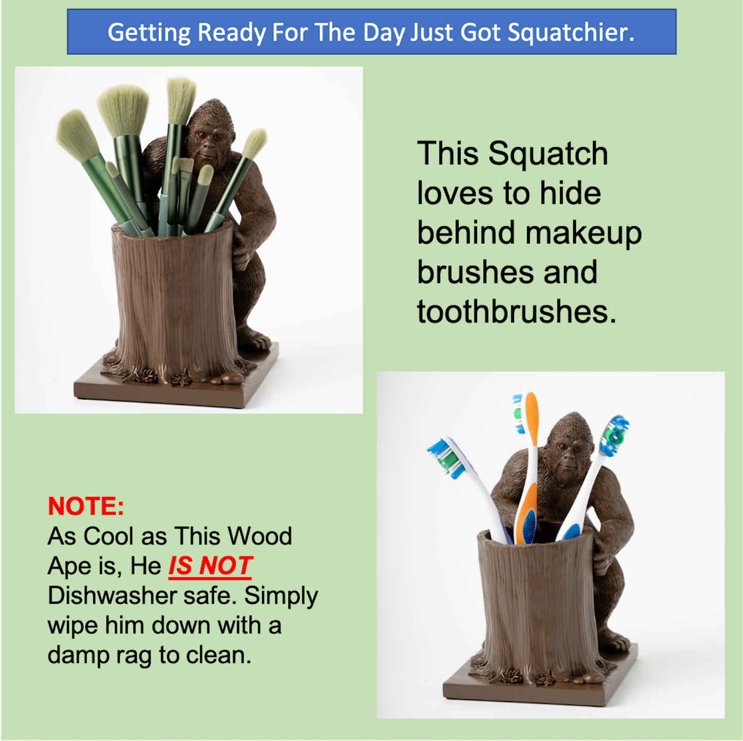 Bigfoot Pen and Pencil Holder